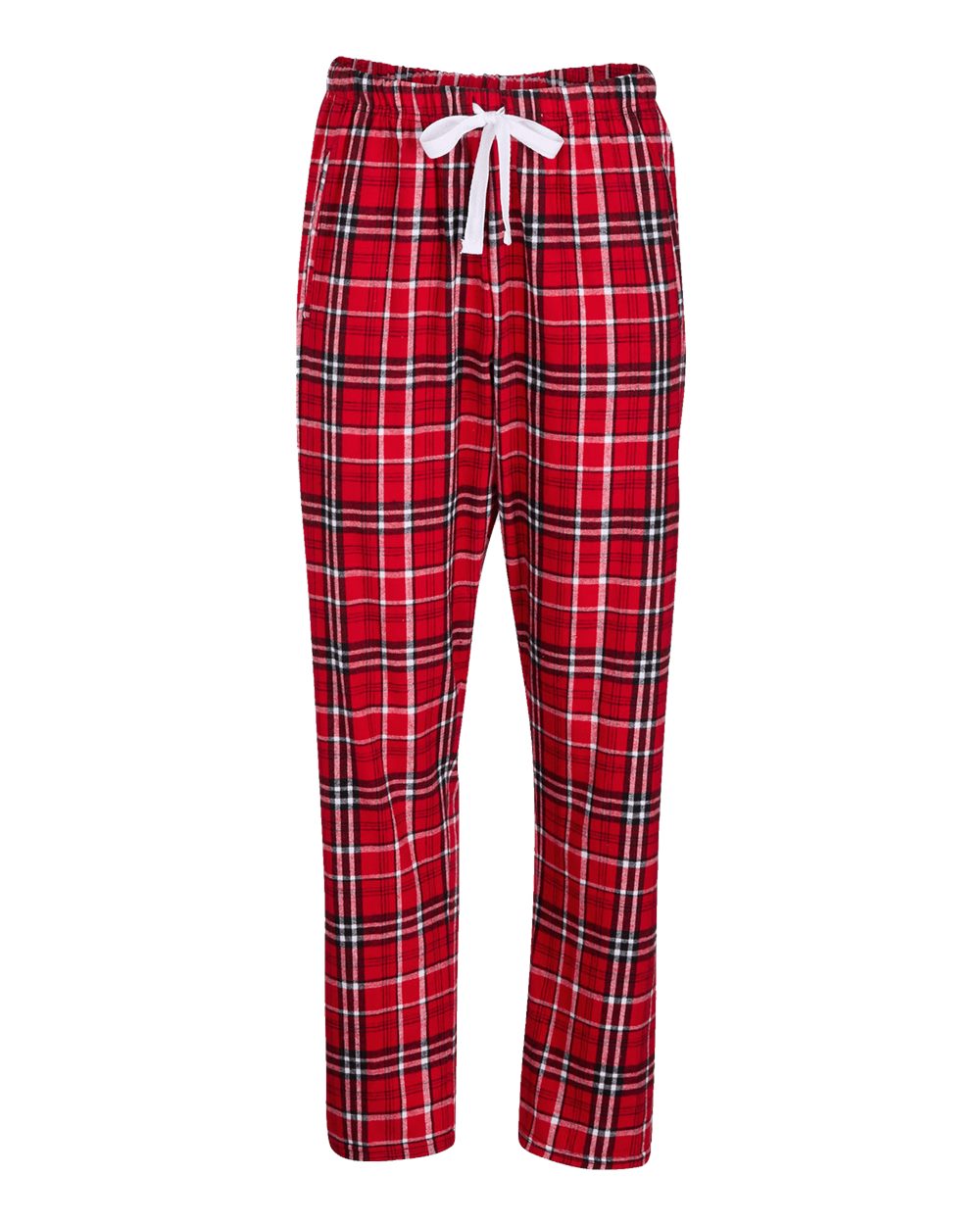 Women's Haley Flannel Pants - Front - B14603911 - Red/ White
