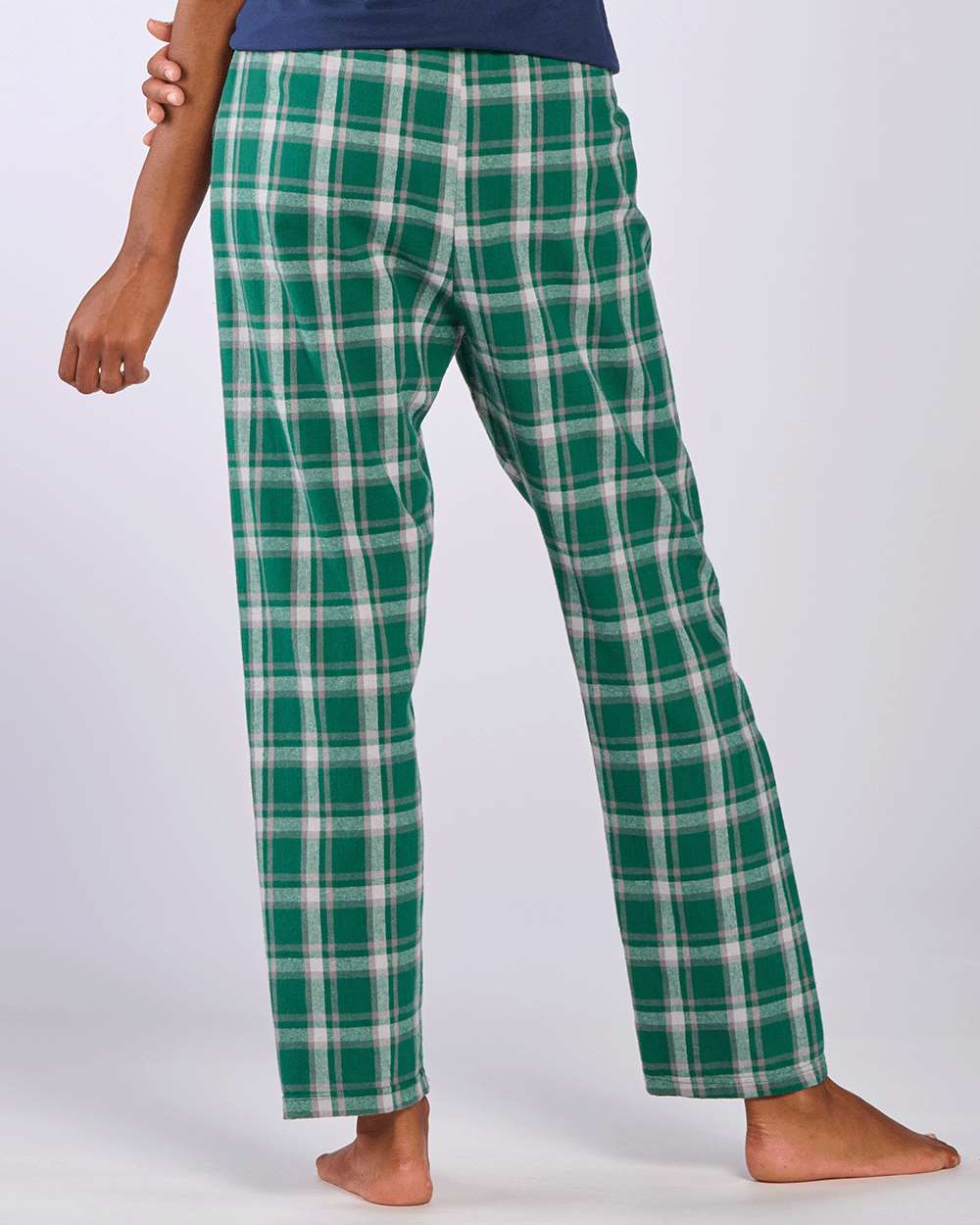 Women's Haley Flannel Pants - OnModelBack - B14603131 - Heritage Hunter Plaid