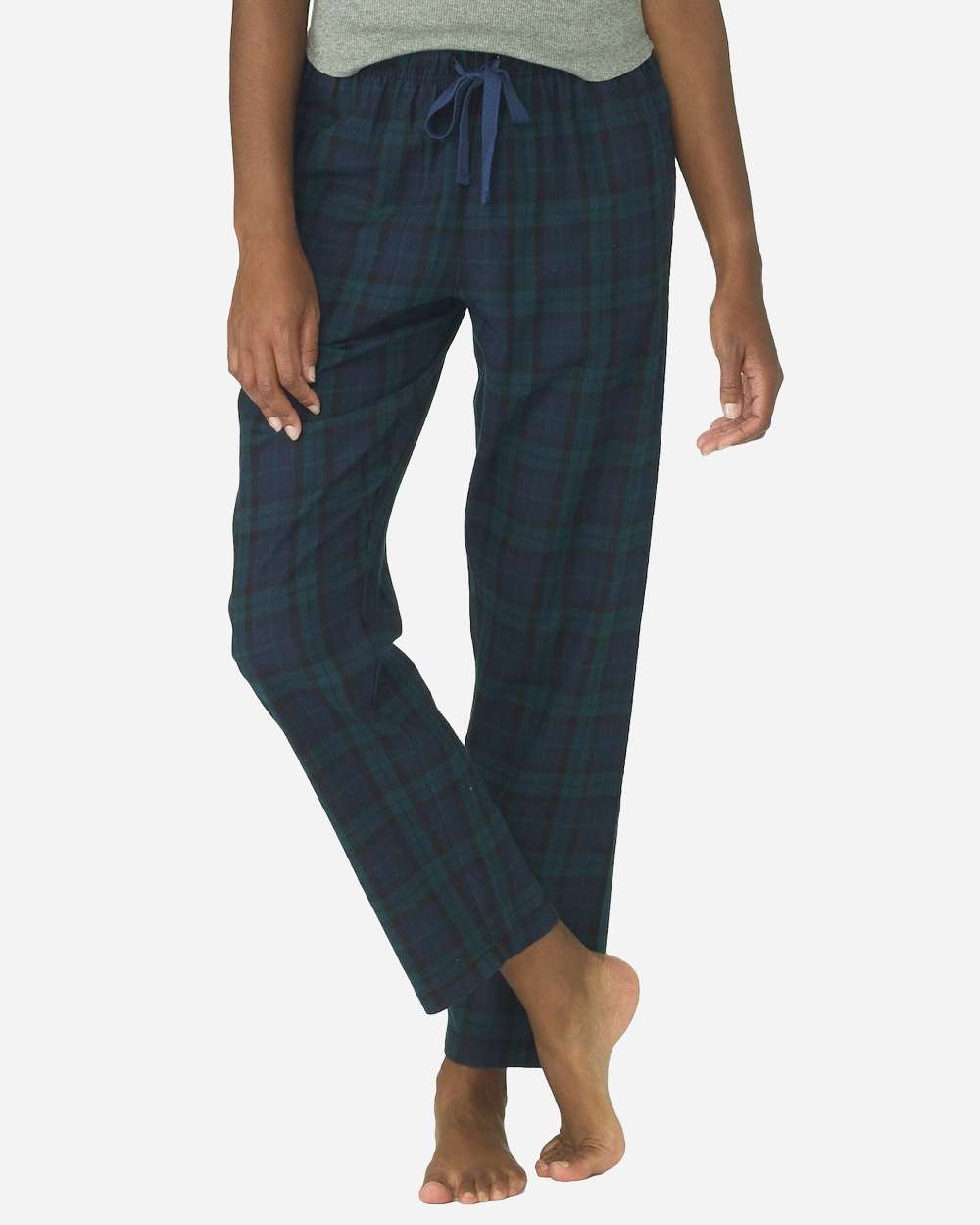 Women's Haley Flannel Pants - OnModelFront - B14603461 - Scottish Tartan Plaid