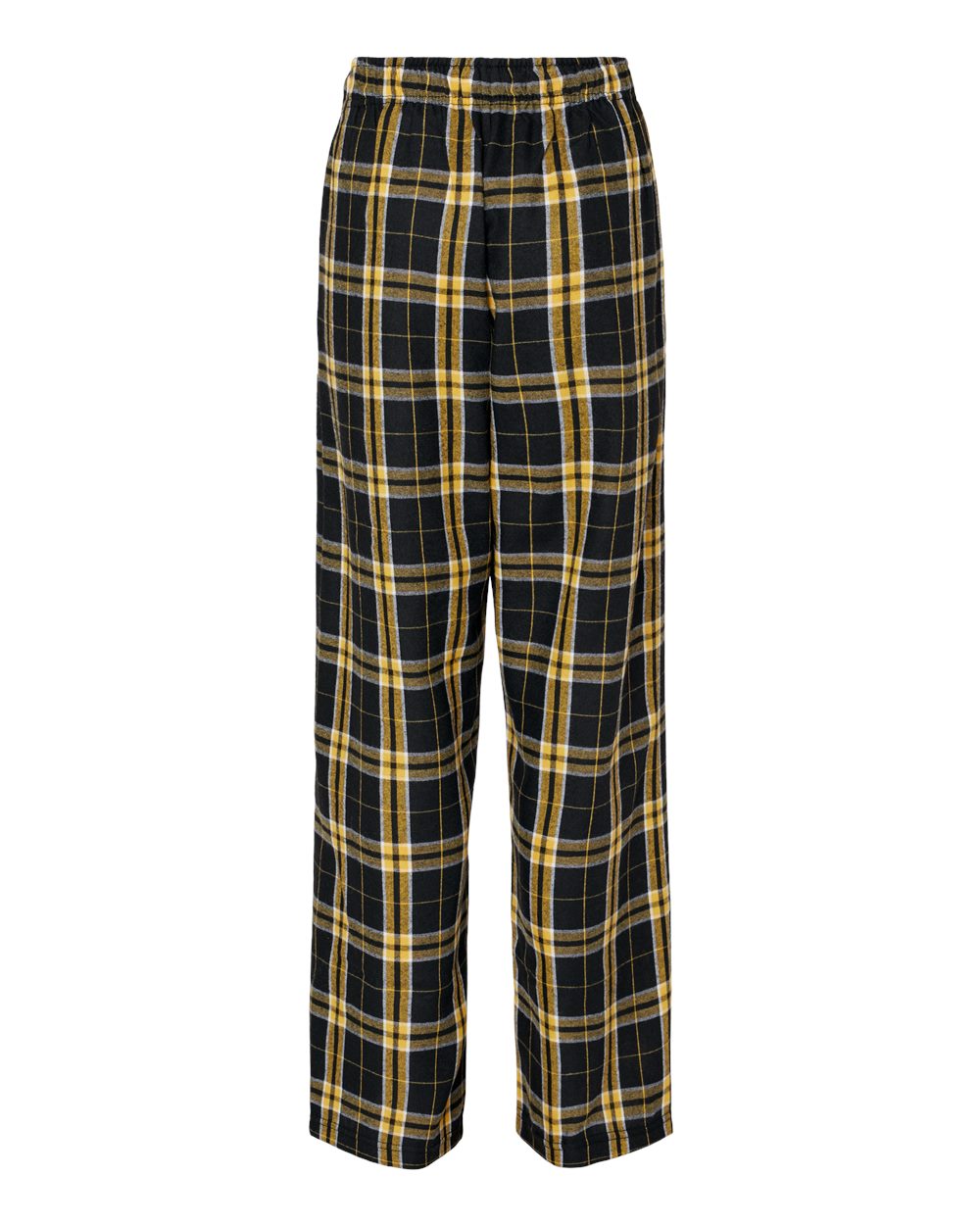 Youth Flannel Pants - Back - B20603283 - Black/ Gold