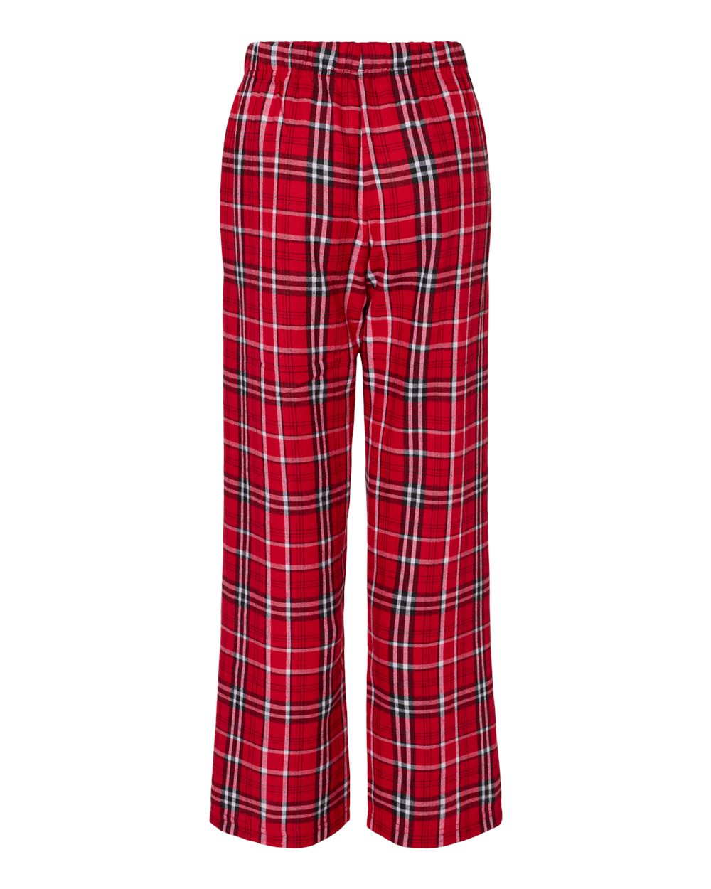 Youth Flannel Pants - Back - B20603913 - Red/ White