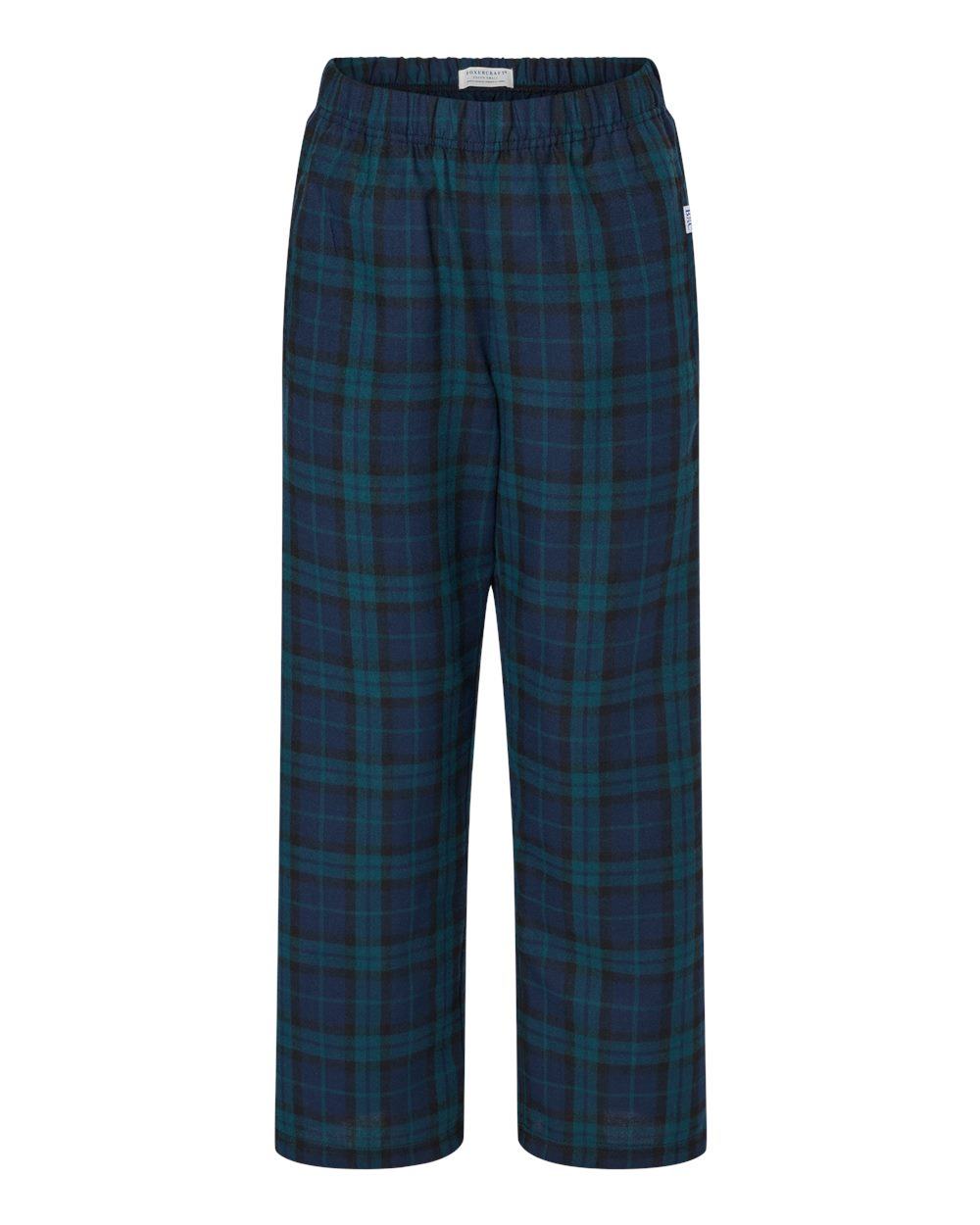 Youth Flannel Pants - Front - B20603393 - Scottish Tartan Plaid