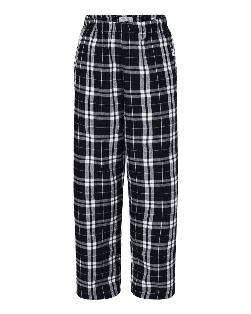 Youth Flannel Pants - Front - B20603933 - Black/ White