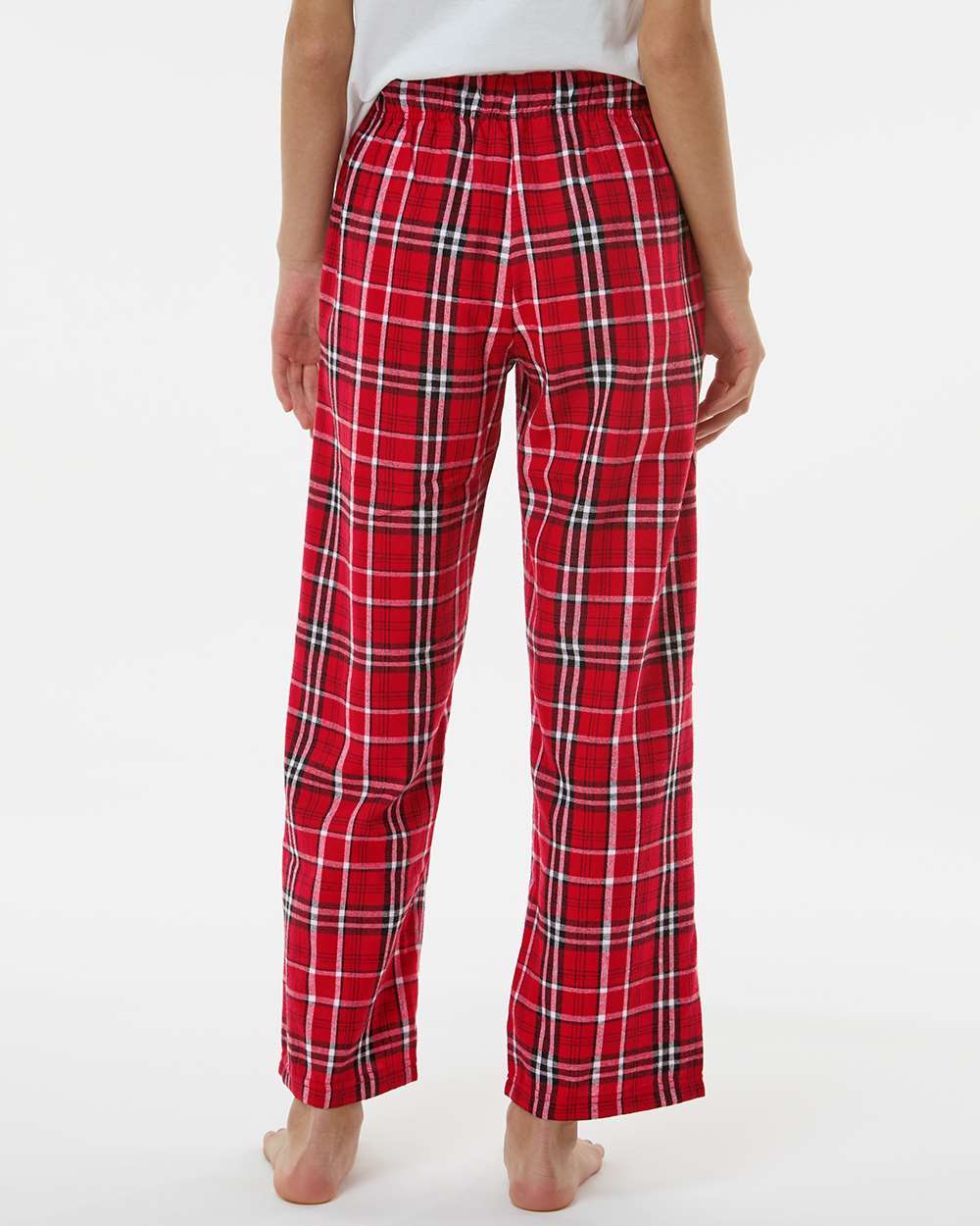 Youth Flannel Pants - OnModelBack - B20603913 - Red/ White