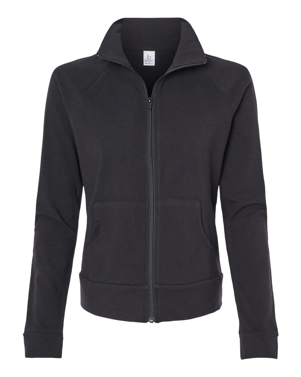 Women’s Full-Zip Practice Jacket - Front - B54603502 - Black