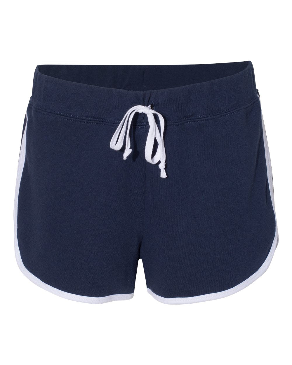 Women’s Relay Shorts - Front - B50703657 - Navy/ White