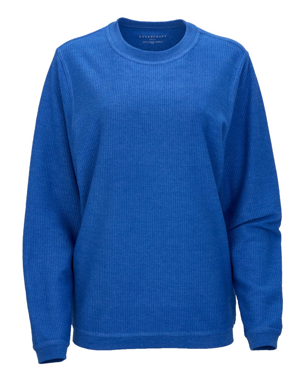 Unisex Corded Crew - Front - B05903762 - Electric Royal
