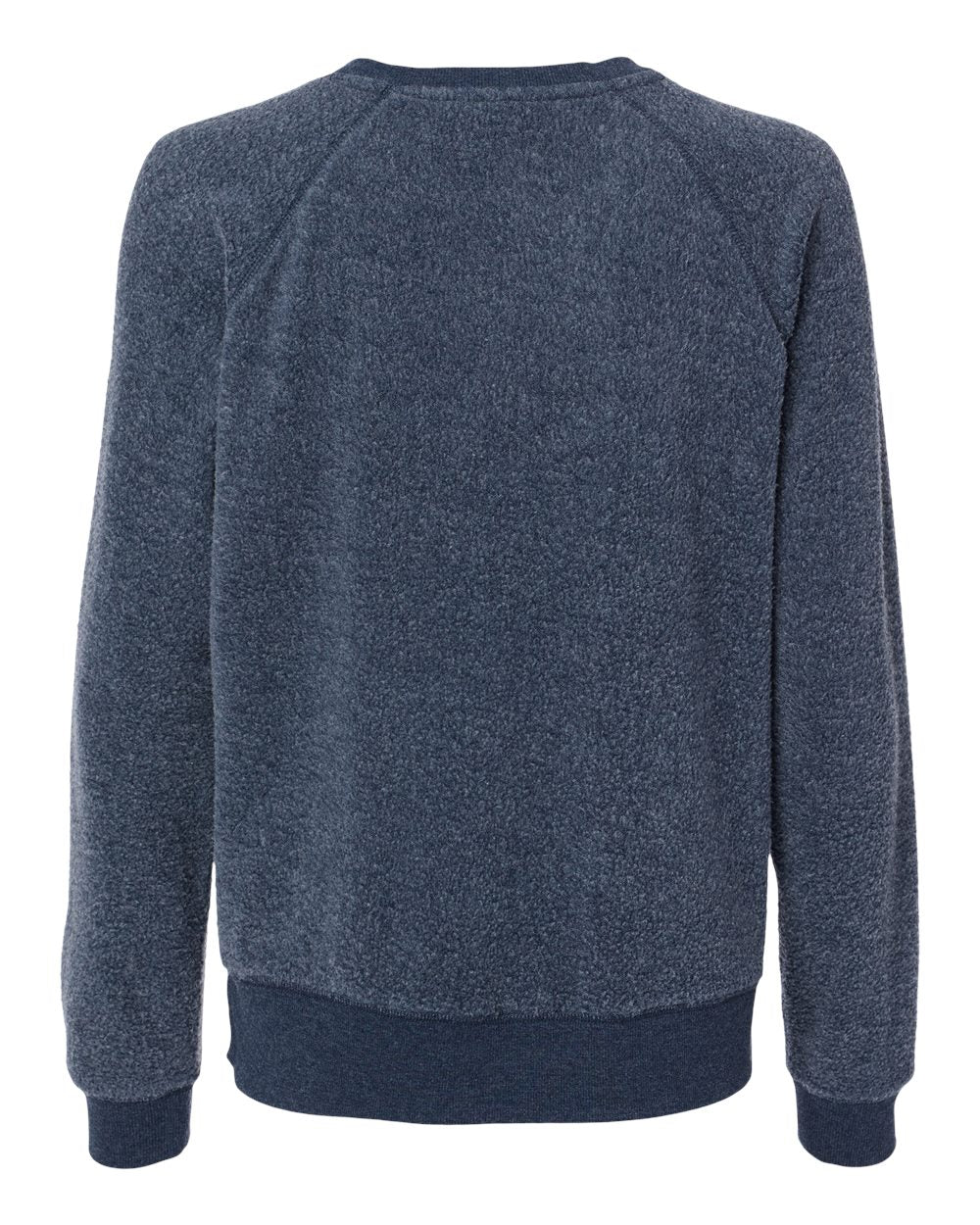 Women's Fleece Out Pullover - Back - B17703651 - Navy