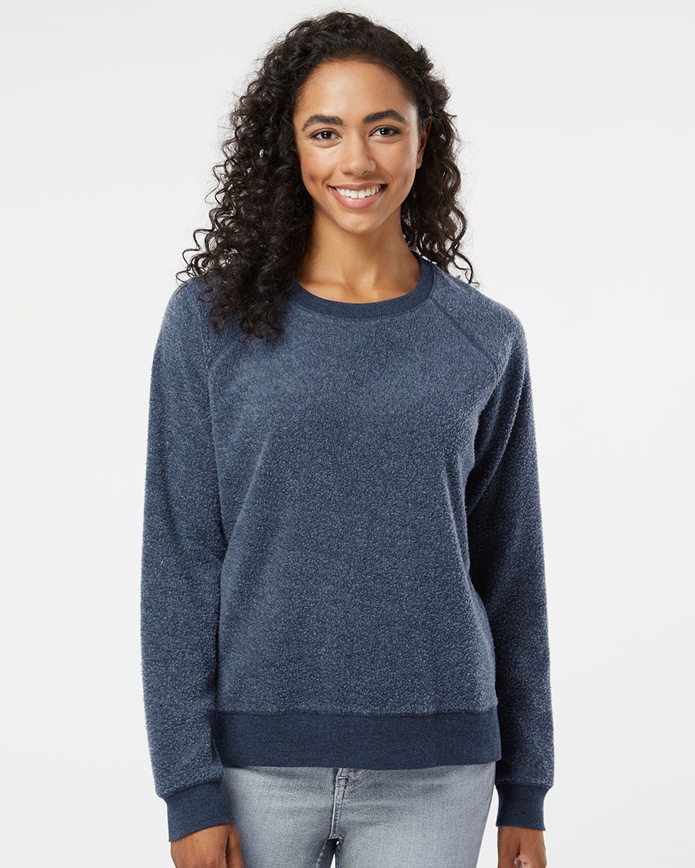 Women's Fleece Out Pullover - styleImage