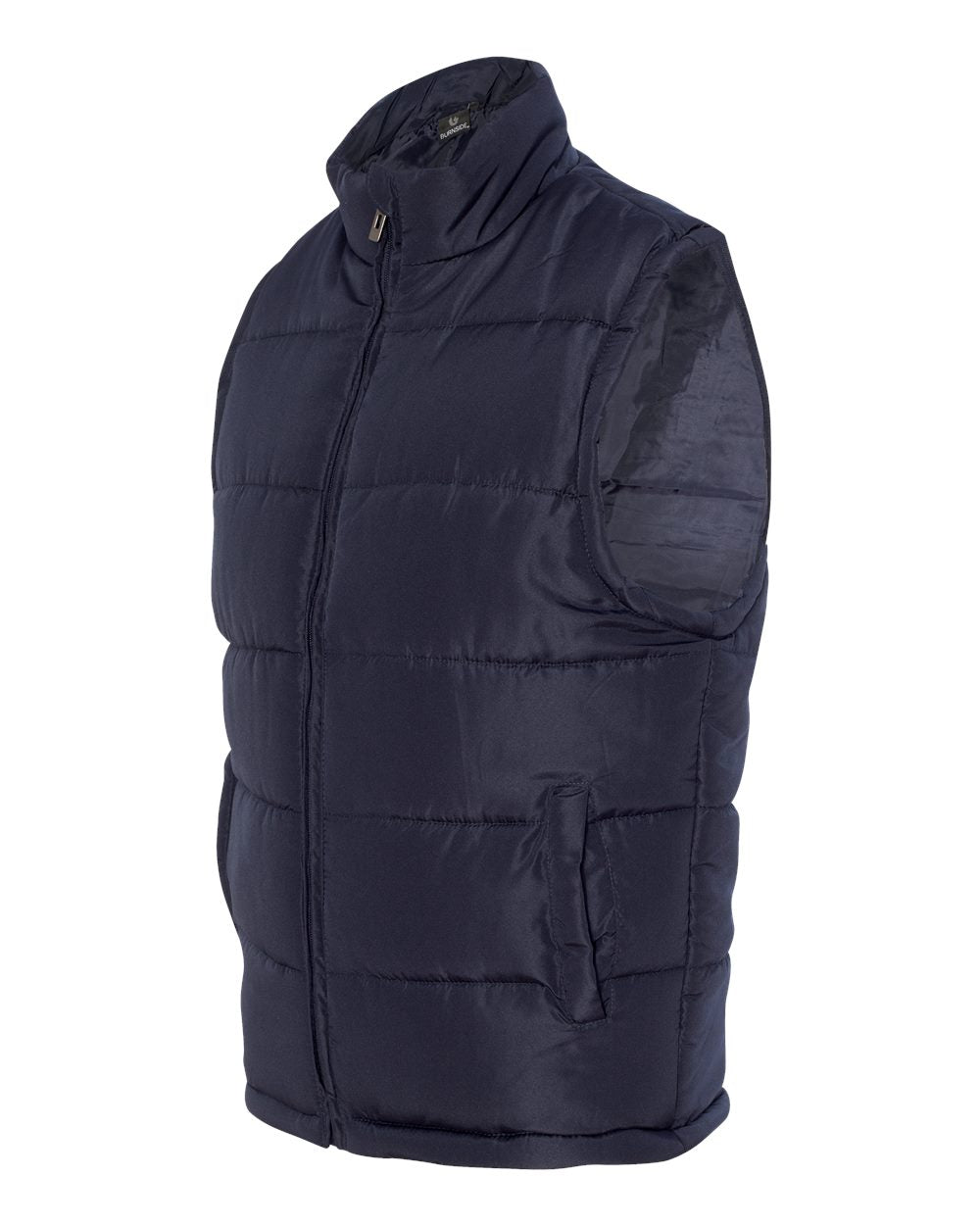 Men's Puffer Vest - Side - B20586653 - Navy