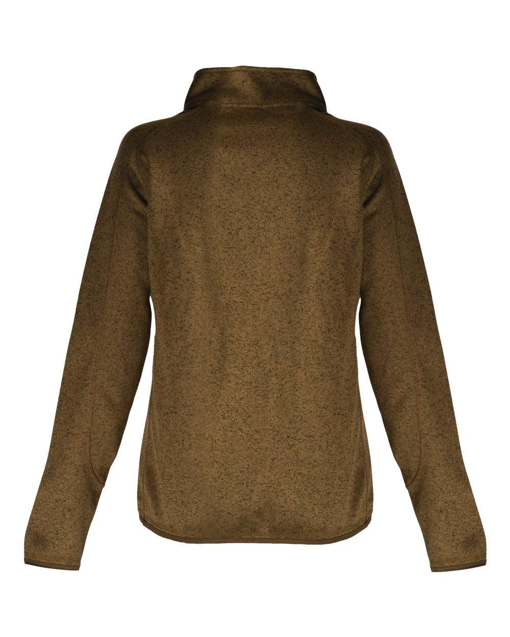 Women's Sweater Knit Jacket - Back - B18886553 - Coyote