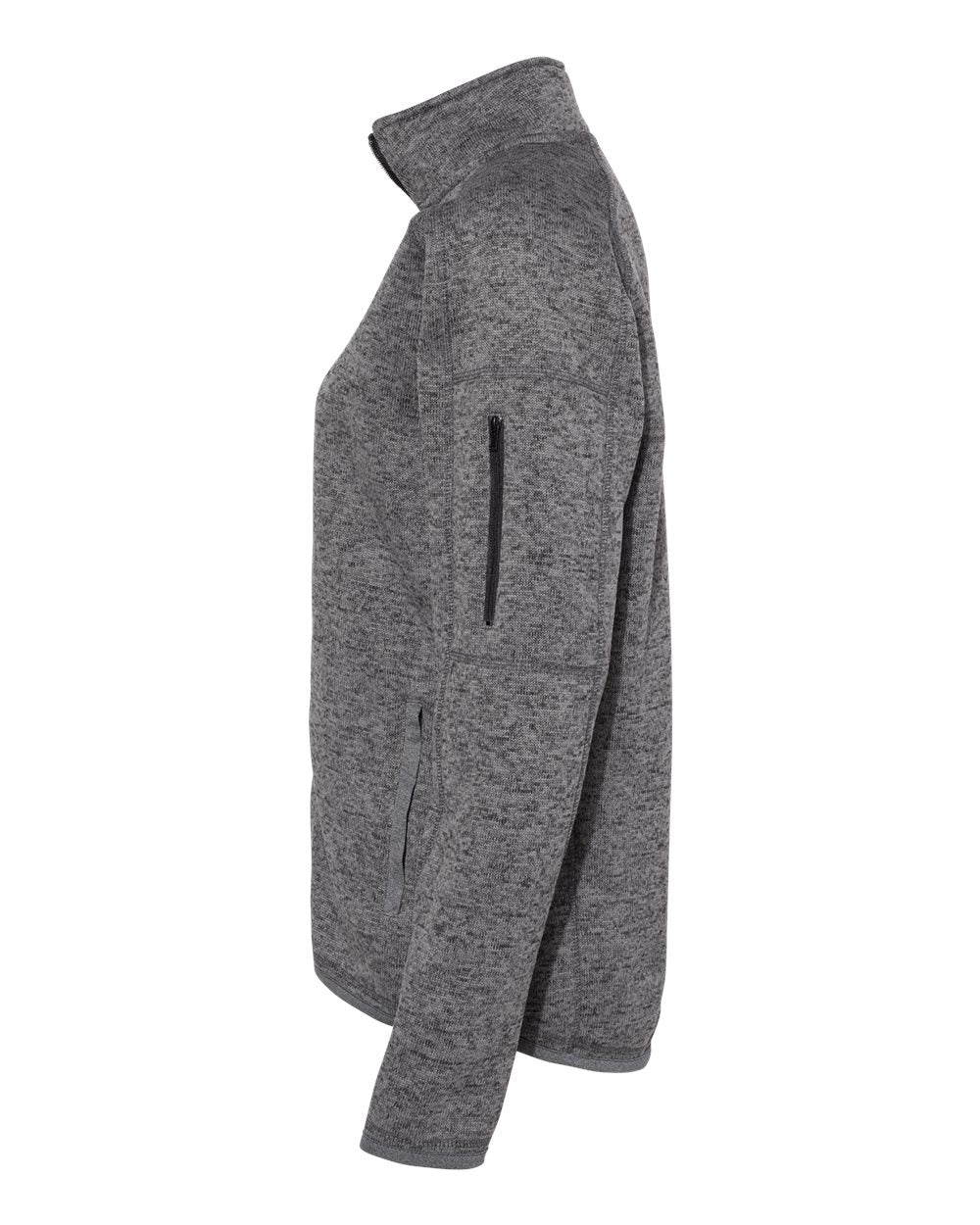 Women's Sweater Knit Jacket - DirectSide - B18886093 - Heather Charcoal