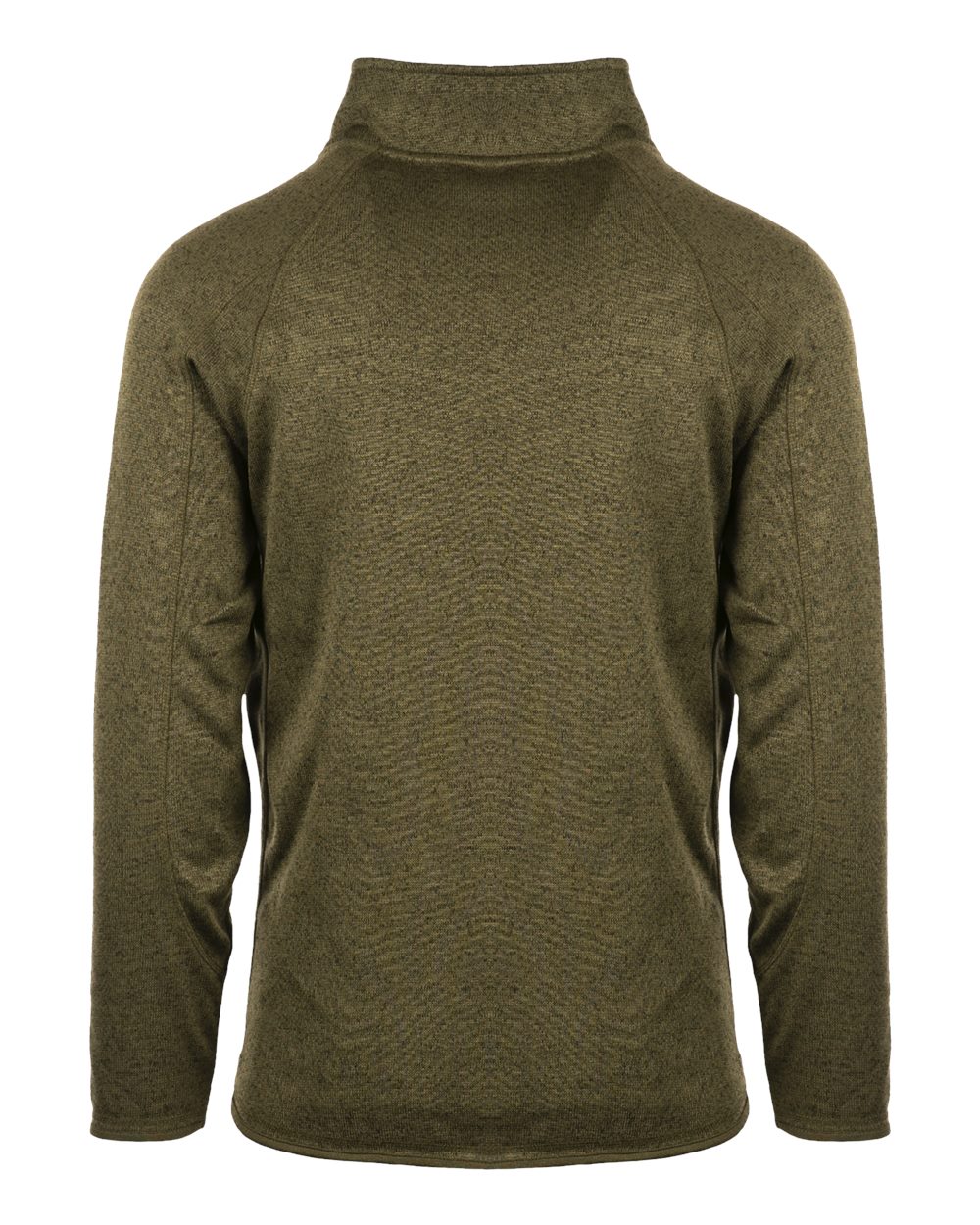 Men's Sweater Knit Jacket - Back - B01086543 - Military Green