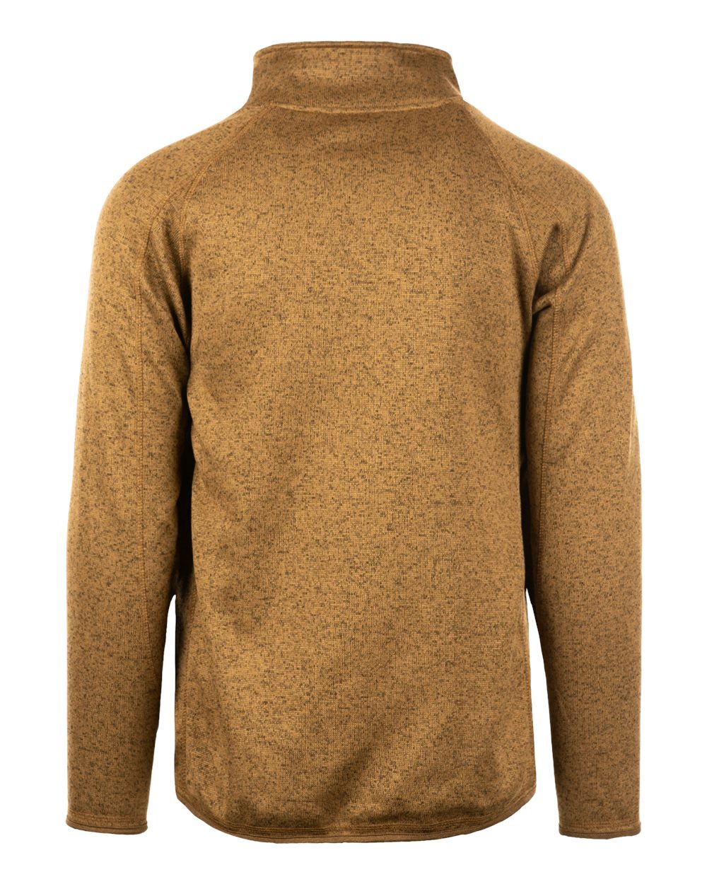 Men's Sweater Knit Jacket - Back - B01086553 - Coyote