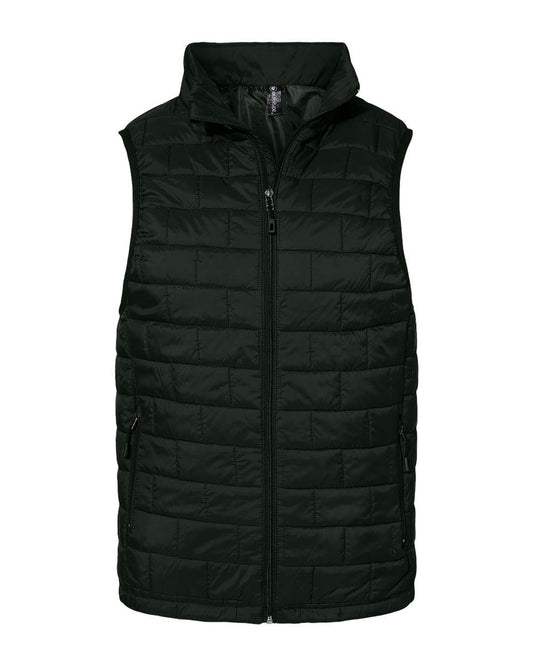 Men's Elemental Puffer Vest - Front - B01486503 - Black