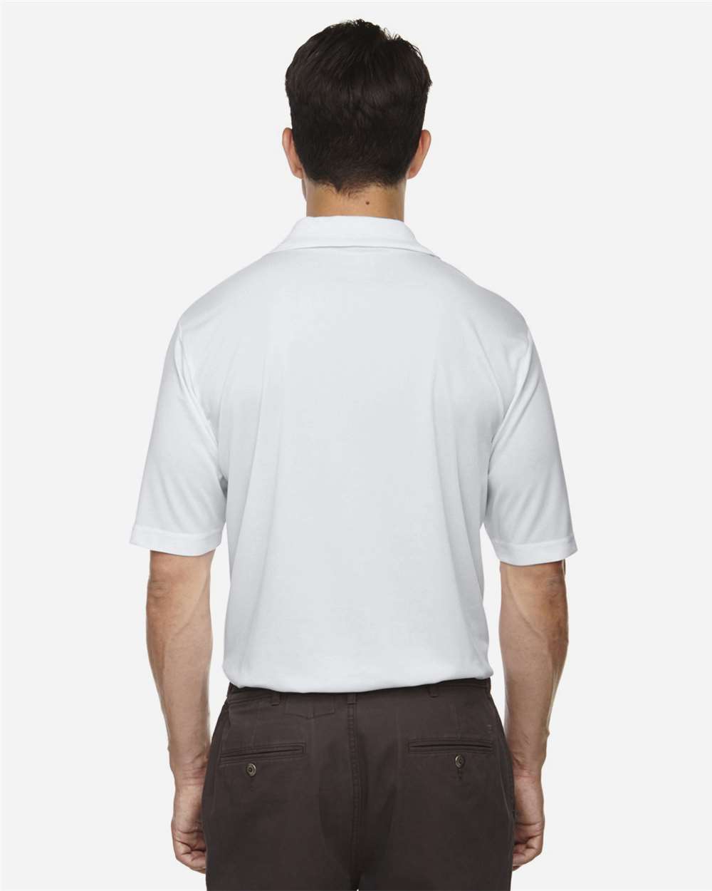 Men's Origin Performance Piqué Polo - OnModelBack - B221A7352 - PLATINUM
