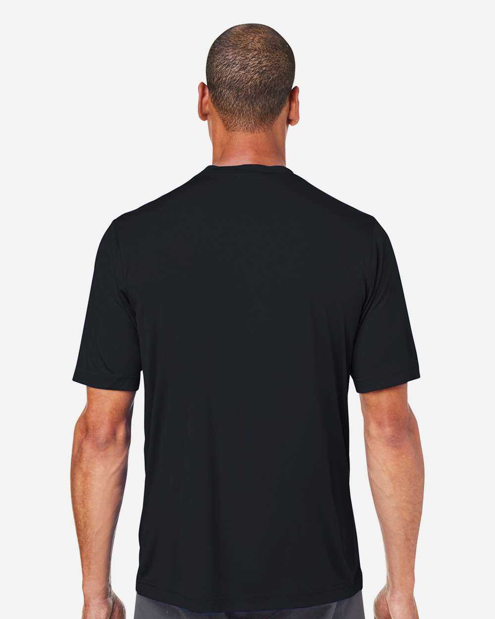 Unisex Capital Performance T-Shirt - OnModelBack - B254A7502 - Black