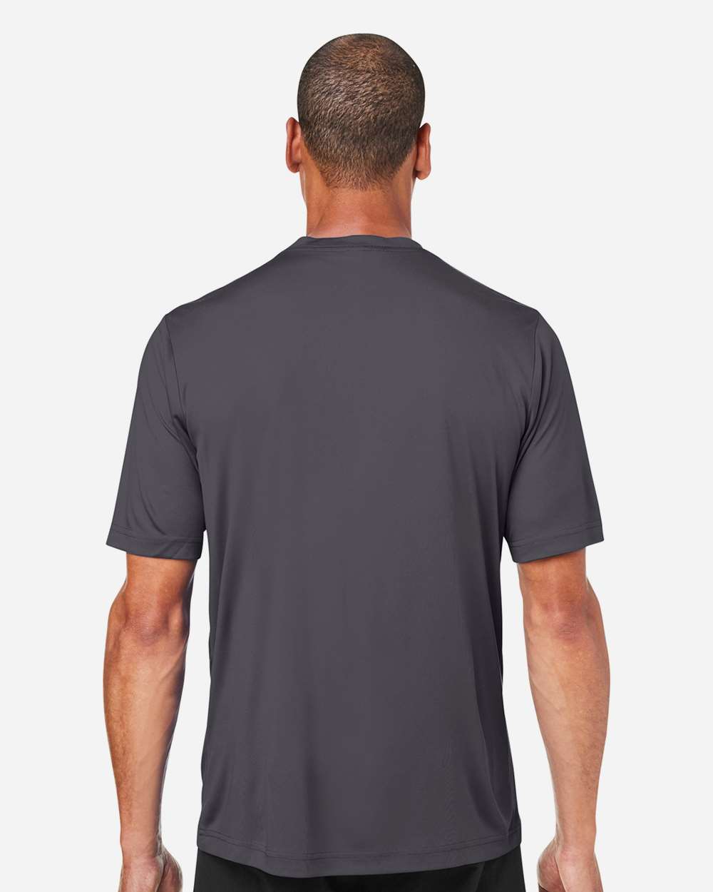 Unisex Capital Performance T-Shirt - OnModelBack - B254A7582 - Carbon