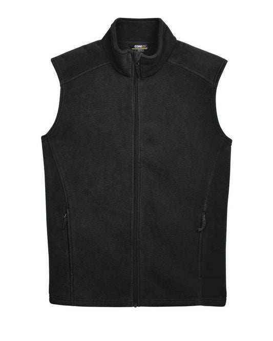 Men's Journey Fleece Vest - Front - B235A7503 - Black