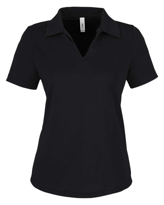 Women's Market Snag Protect Mesh Polo - Front - B260A7502 - Black