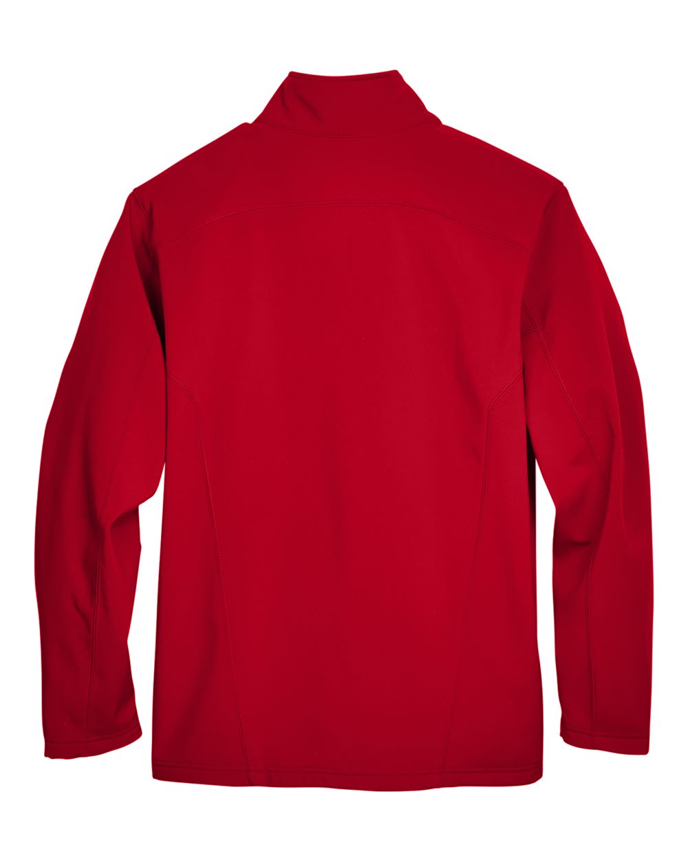 Men's Cruise Two-Layer Fleece Bonded Soft Shell Jacket - Back - B228A7702 - Classic Red