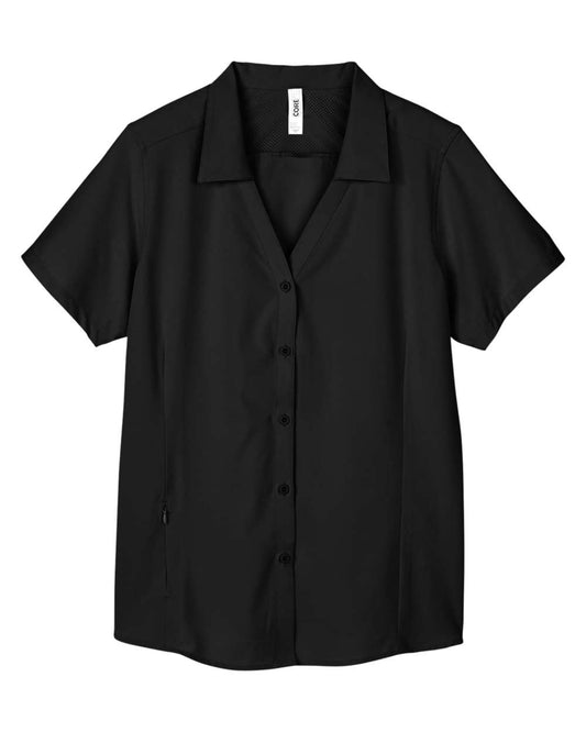 Women's Ultra UVP® Marina Shirt - Front - B293A7502 - Black