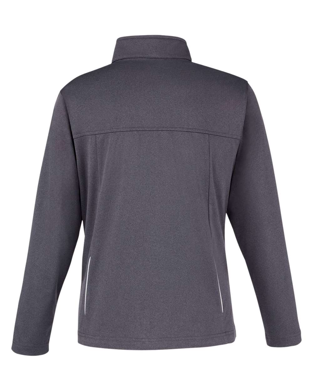 Women's Techno Lite Three-Layer Knit Tech-Shell - Back - B304A7102 - Carbon Heather