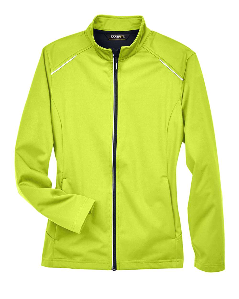 Women's Techno Lite Three-Layer Knit Tech-Shell - Front - B304A7162 - Safety Yellow