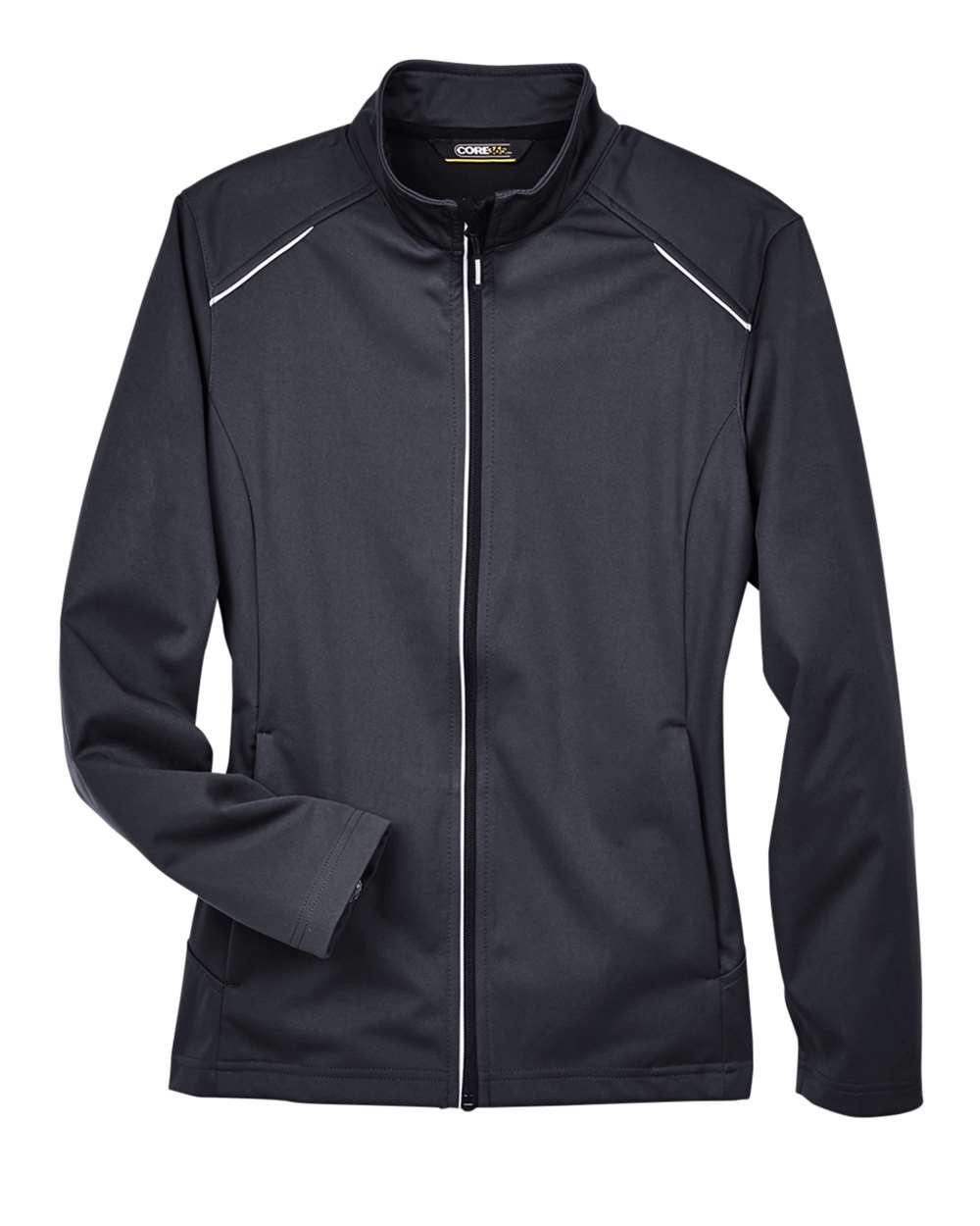 Women's Techno Lite Three-Layer Knit Tech-Shell - Front - B304A7502 - Black