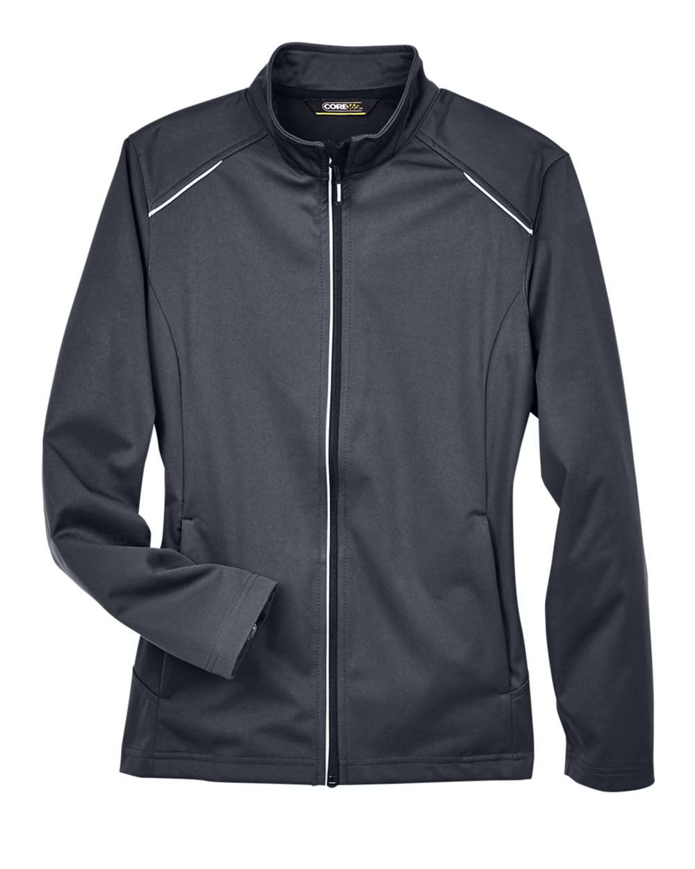 Women's Techno Lite Three-Layer Knit Tech-Shell - Front - B304A7582 - Carbon