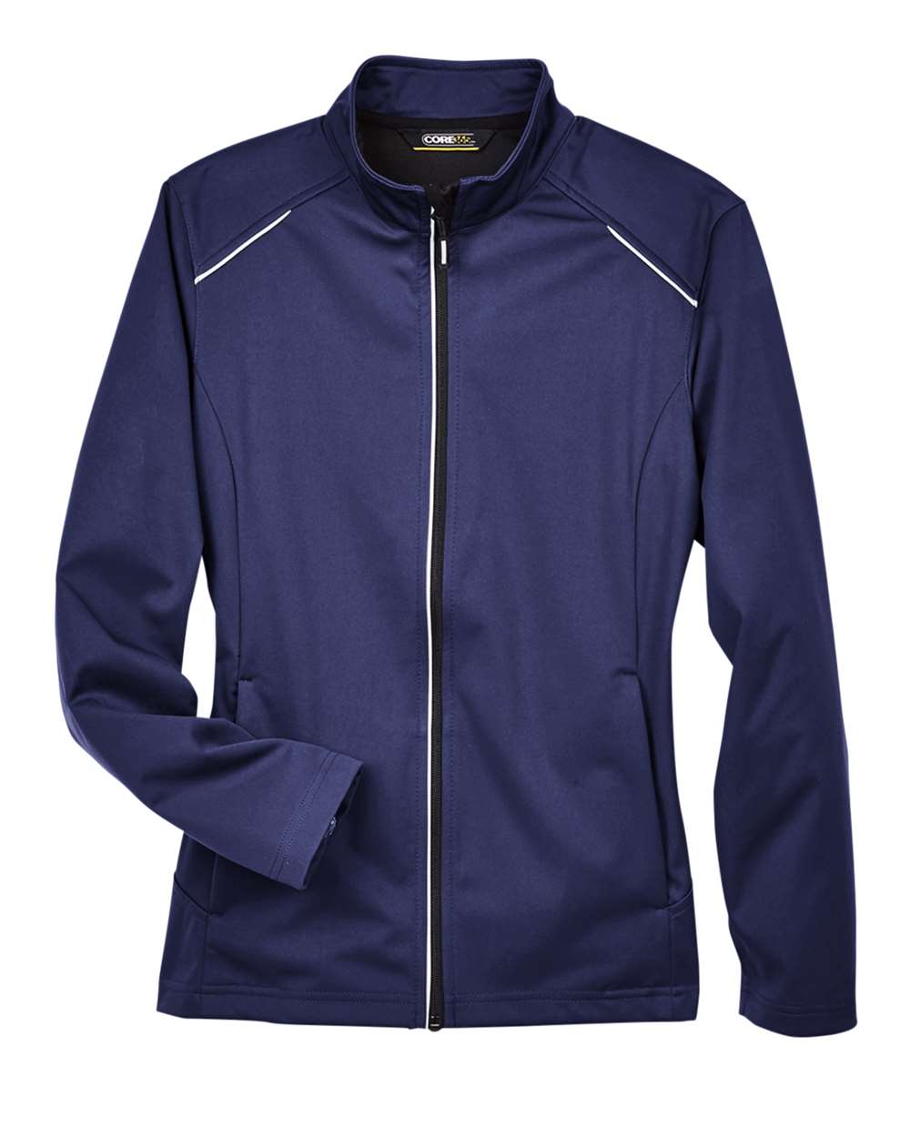 Women's Techno Lite Three-Layer Knit Tech-Shell - Front - B304A7652 - Classic Navy