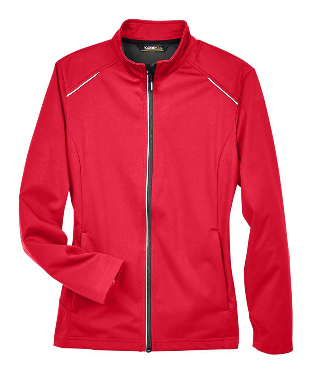Women's Techno Lite Three-Layer Knit Tech-Shell - Front - B304A7702 - Classic Red
