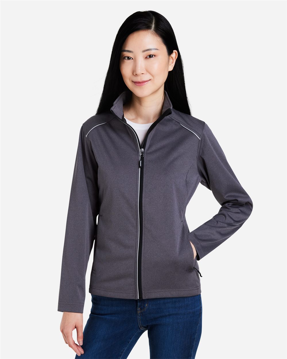 Women's Techno Lite Three-Layer Knit Tech-Shell - styleImage
