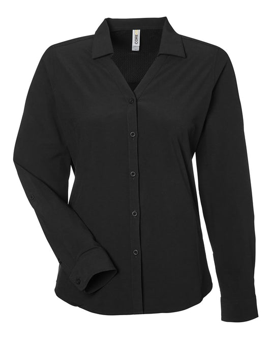Women's Ultra UVP® Marina Shirt - Front - B292A7502 - Black