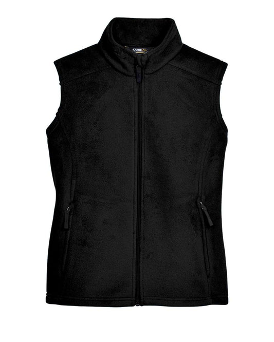 Women's Journey Fleece Vest - Front - B214A7502 - Black