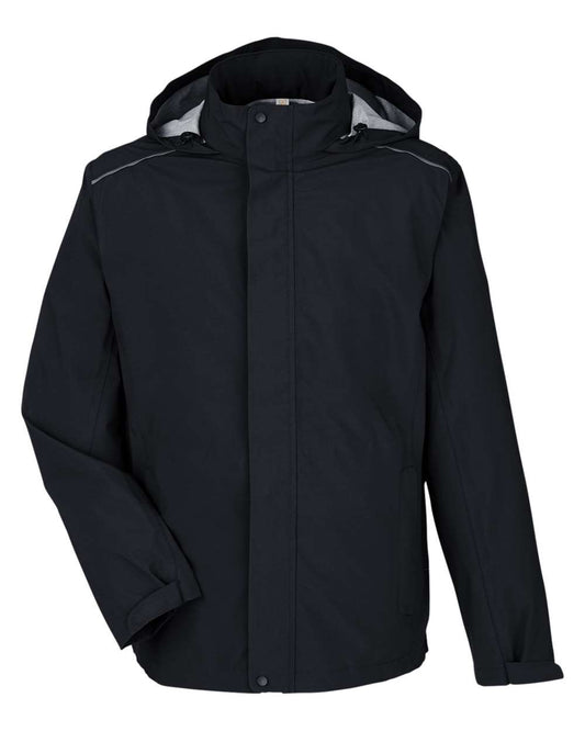 Men's Barrier Rain Jacket - Front - B308A7503 - Black