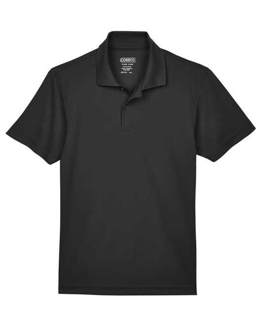 Youth Origin Performance Piqué Polo - Front - B225A7503 - Black
