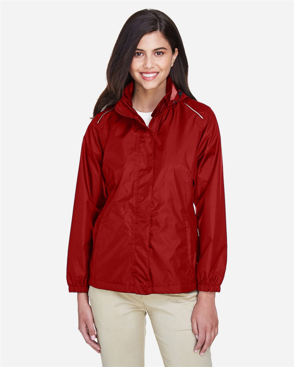 Women's Climate Seam-Sealed Lightweight Variegated Ripstop Jacket - styleImage