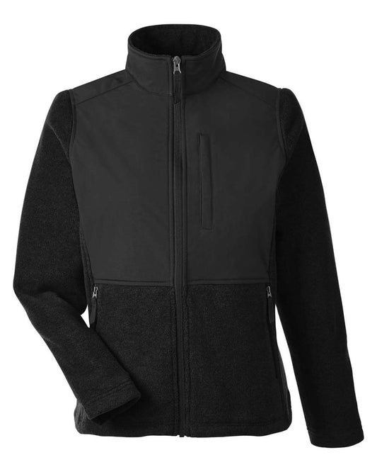 Women's Journey Summit Hybrid Full-Zip - Front - B325A7502 - Black/ Black