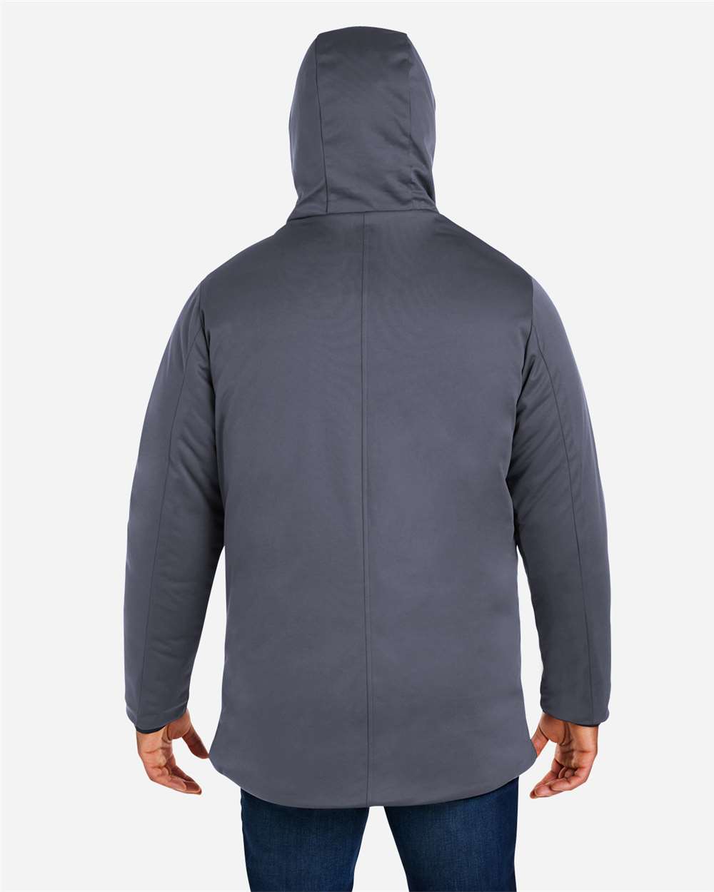 Unisex Techno Lite Flat-Fill Insulated Jacket - OnModelBack - B310A7582 - Carbon