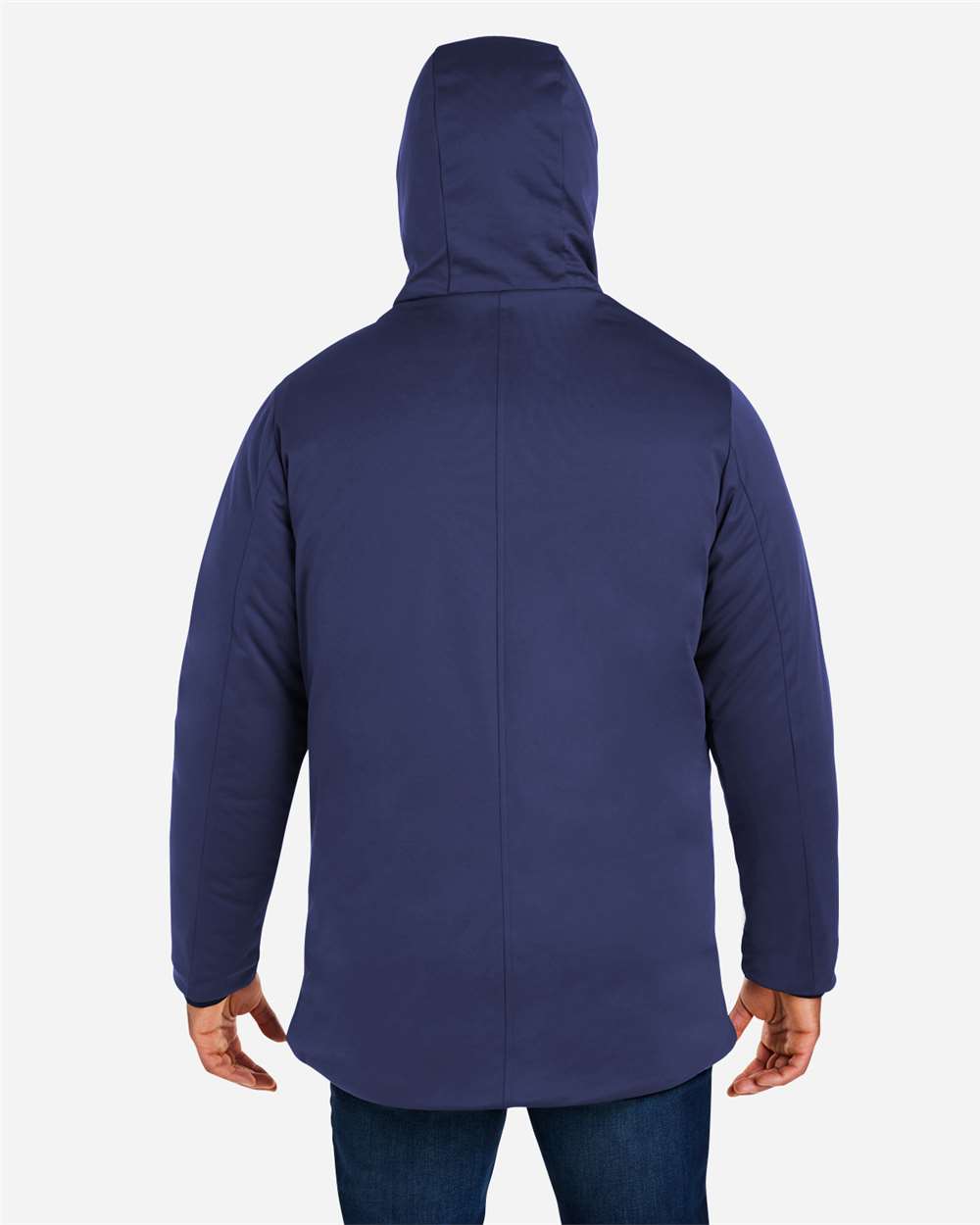 Unisex Techno Lite Flat-Fill Insulated Jacket - OnModelBack - B310A7652 - Classic Navy