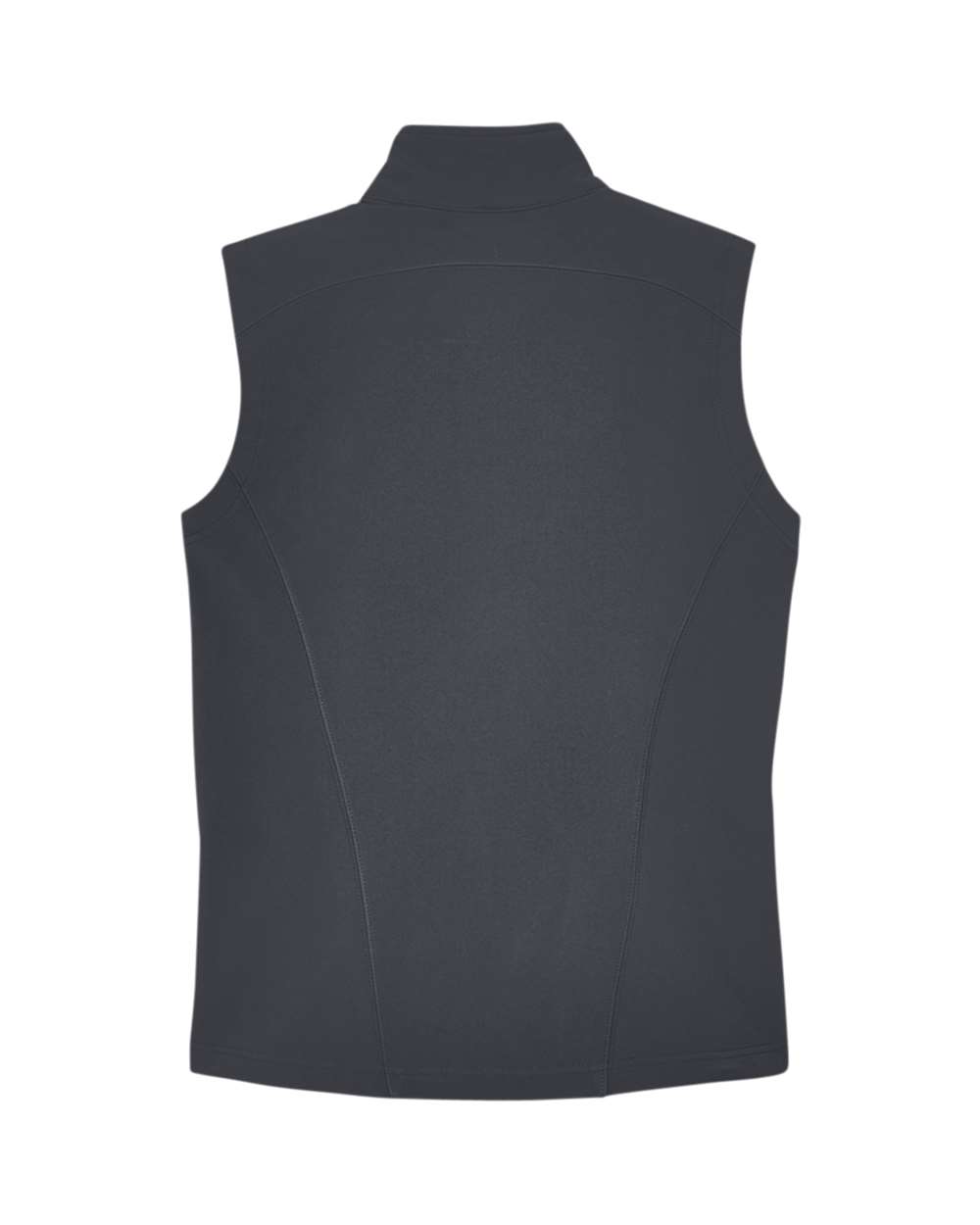 Women's Cruise Two-Layer Fleece Bonded Soft Shell Vest - Back - B298A7582 - Carbon