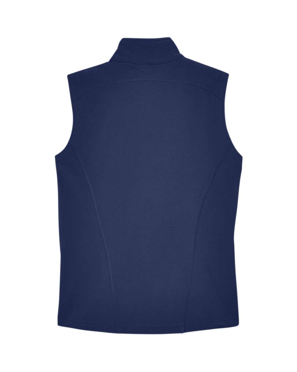 Women's Cruise Two-Layer Fleece Bonded Soft Shell Vest - Back - B298A7652 - Classic Navy