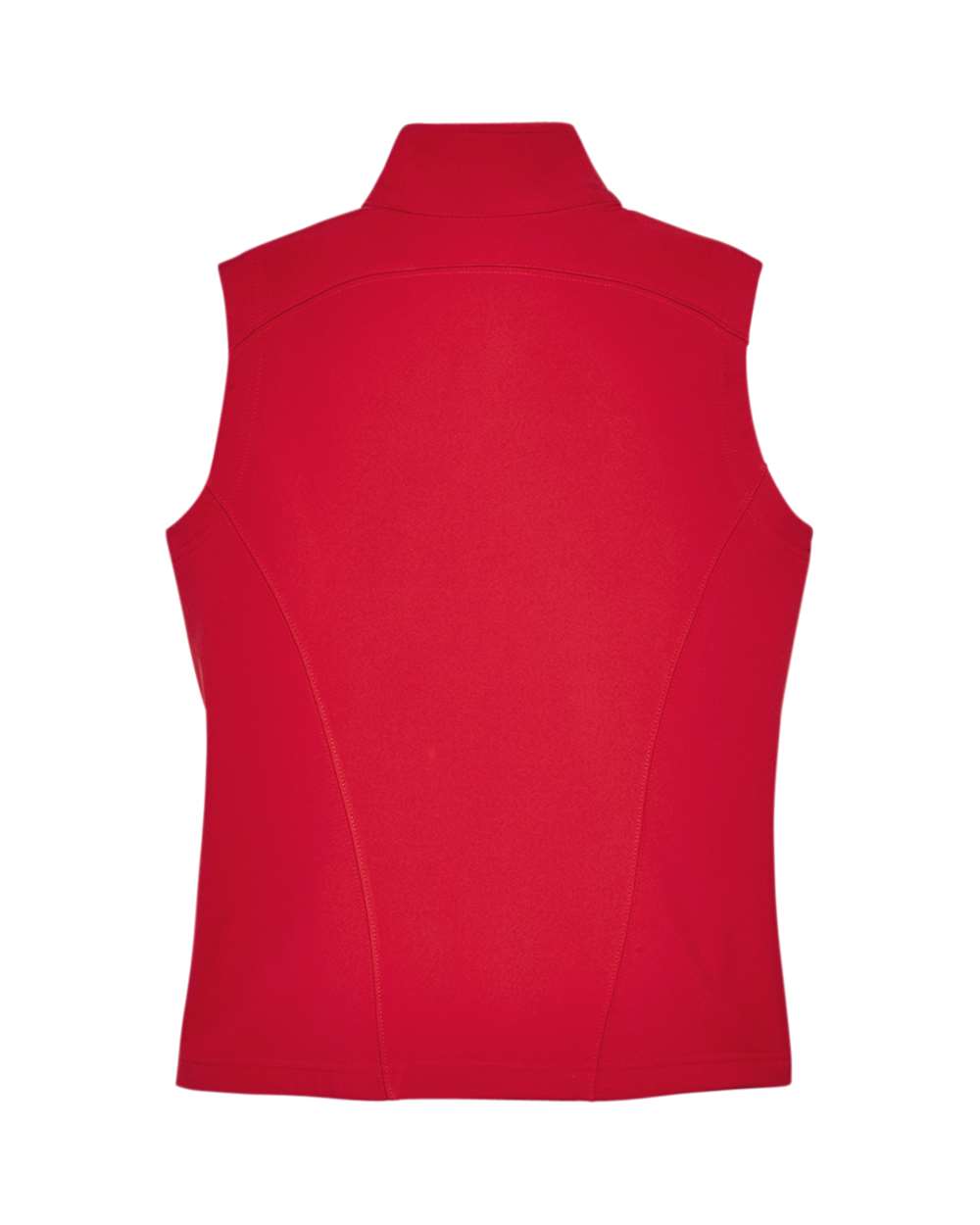 Women's Cruise Two-Layer Fleece Bonded Soft Shell Vest - Back - B298A7702 - Classic Red