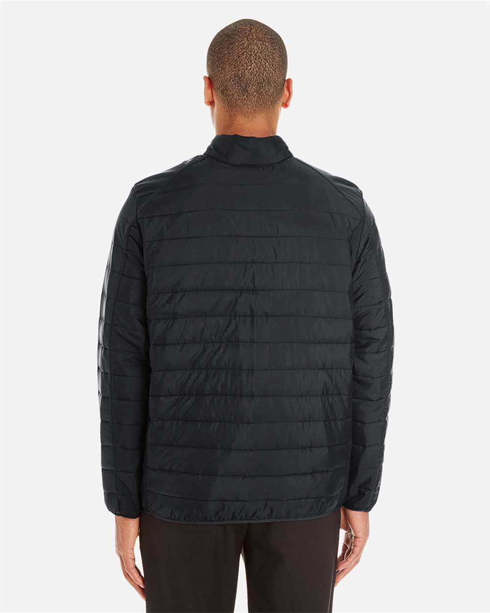 Men's Tall Prevail Packable Puffer - OnModelBack - B295A7505 - Black