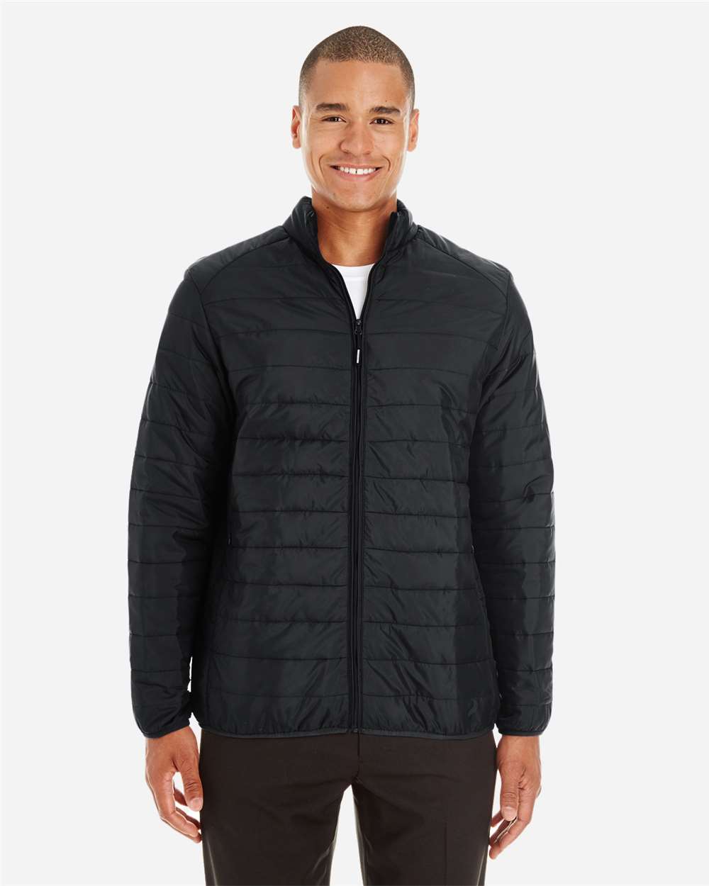 Men's Tall Prevail Packable Puffer - OnModelFront - B295A7505 - Black