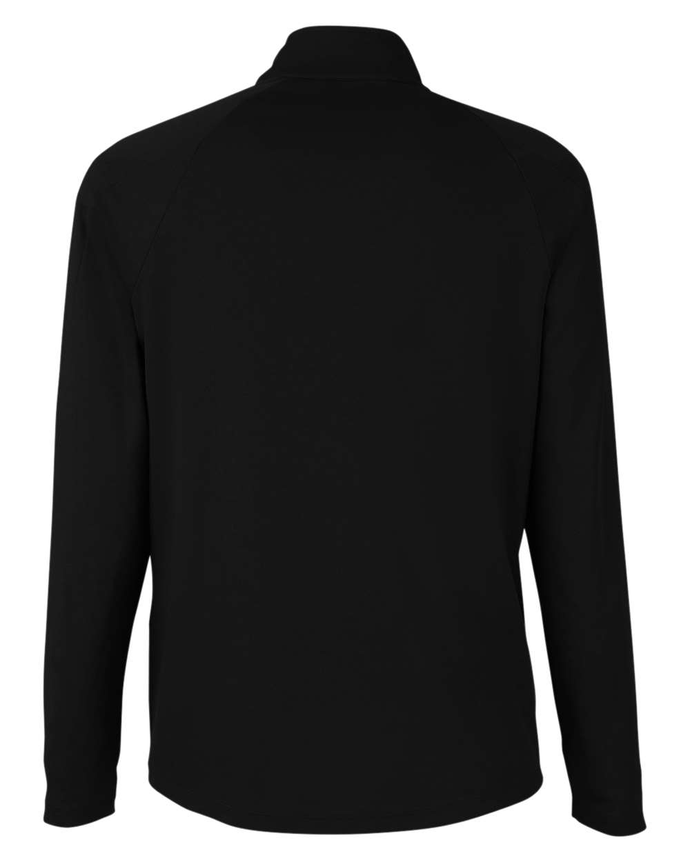 Men's Origin Performance Pique Quarter-Zip Pullover - Back - B288A7503 - Black/ Carbon