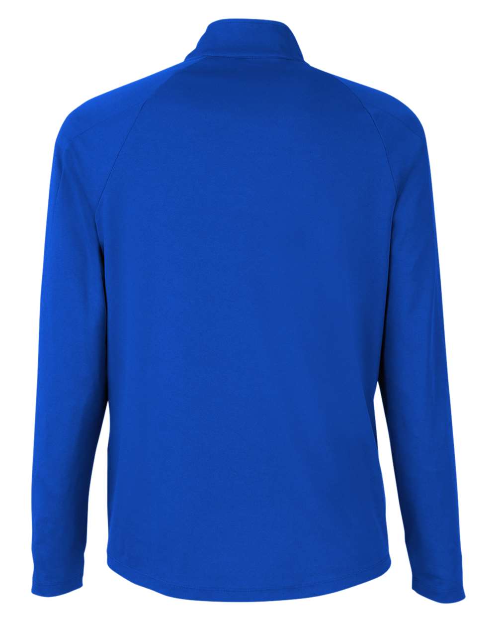Men's Origin Performance Pique Quarter-Zip Pullover - Back - B288A7753 - True Royal/ Carbon