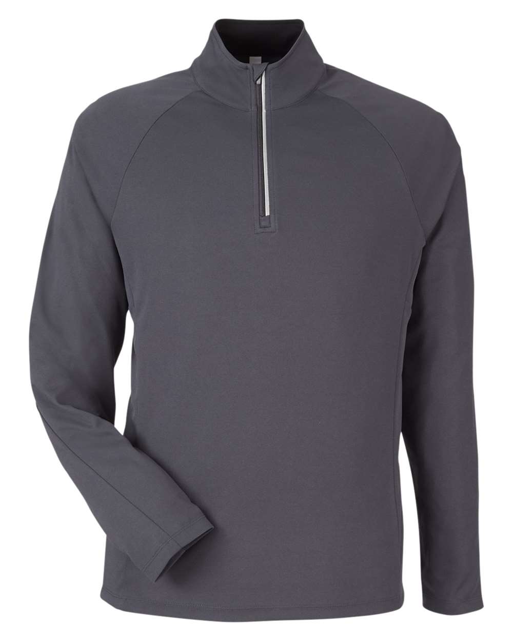 Men's Origin Performance Pique Quarter-Zip Pullover - Front - B288A7583 - Carbon/ Black