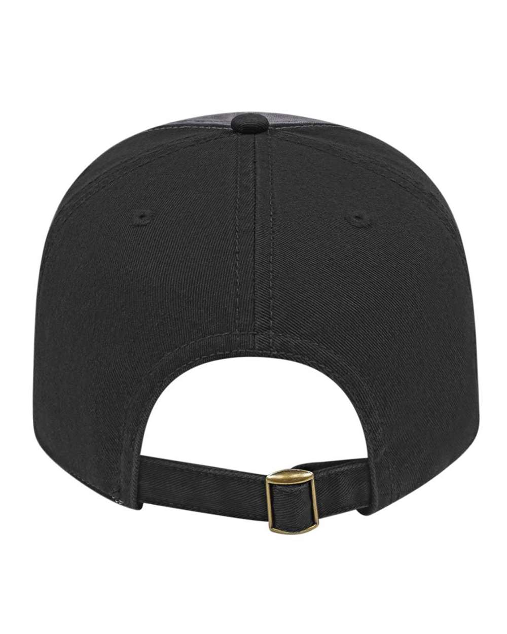 Relaxed Golf Dad Hat - Back - B07195100 - Dark Grey/ Black